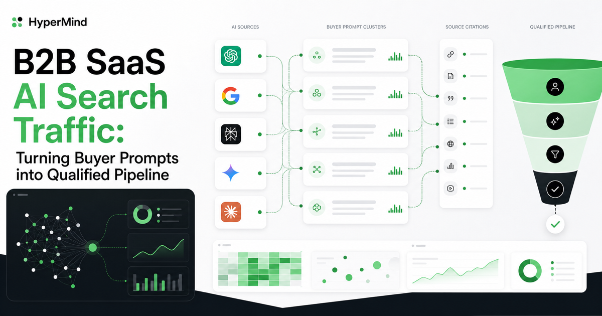B2B SaaS AI Search Traffic: Turning Buyer Prompts into Qualified Pipeline